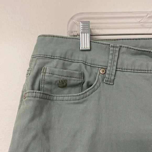 Gloria Vanderbilt Pants Amanda 2.0 Slim Leg Size 16 Women's Green‎ - Picture 2 of 9